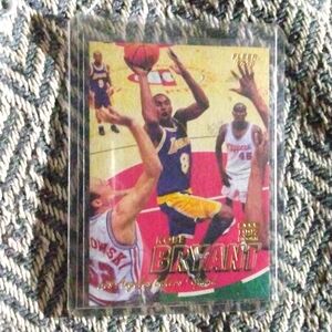 Kobe Bryant 1997-98 Fleer All-Rookie 1997 Basketball Card # 50 Vintage 2nd Year
